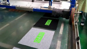 Dry printed pigmented silicone printing by Auto Table Dryer